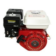 Miumaeov For Honda GX160 6.5HP 4 Stroke 160cc Gas Engine OHV Air Cooled Single Cylinder Pull Start Horizontal Shaft