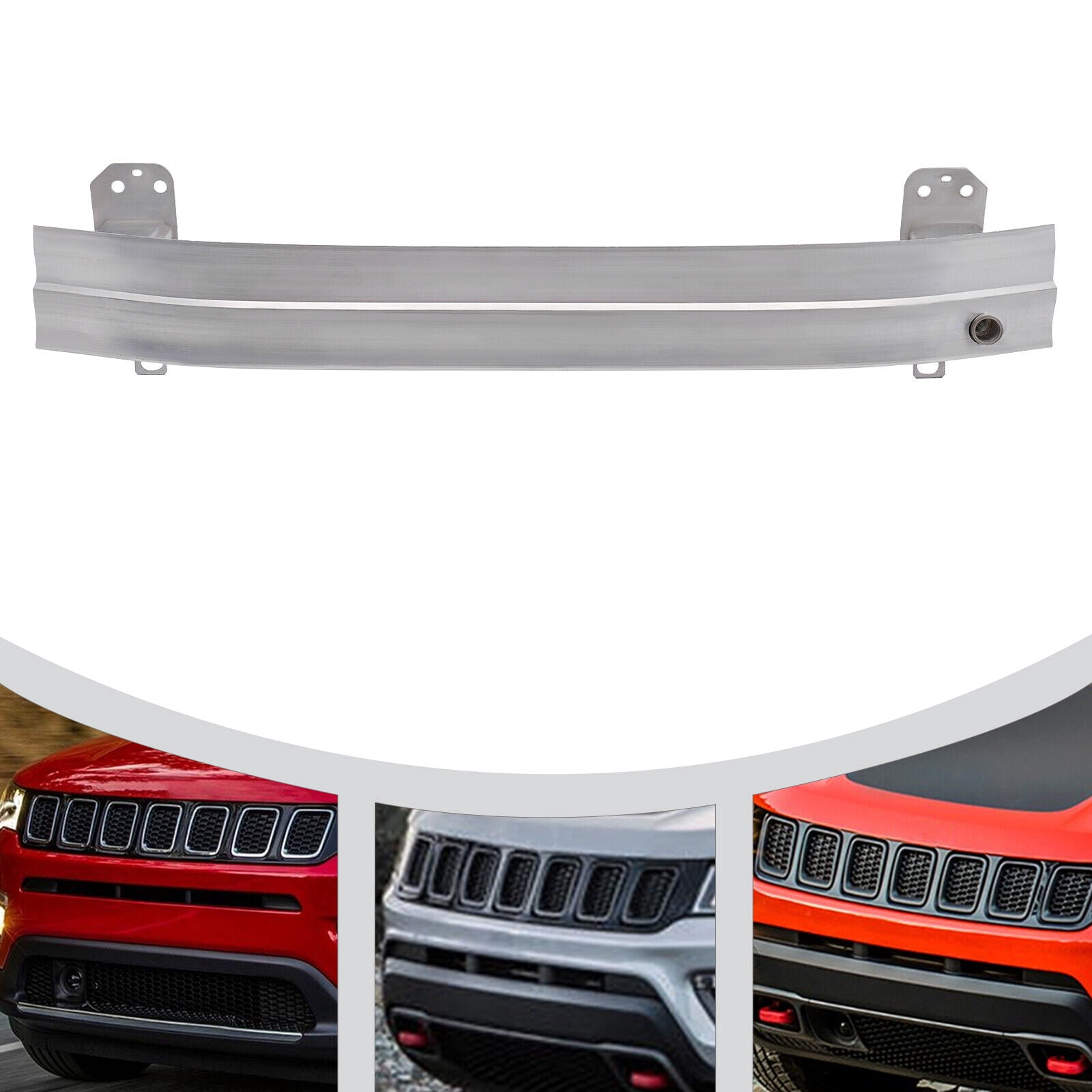 Miumaeov Front Bumper Reinforcement For 2017-2021 Jeep Compress 