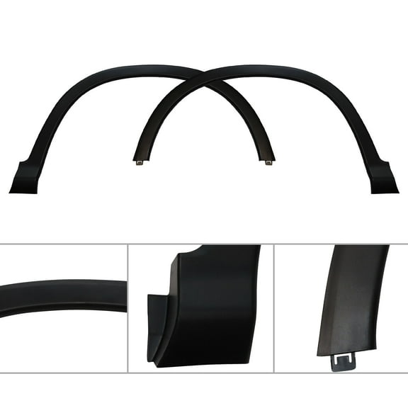 Miumaeov Front Left & Right Side Fender Flare Molding Wheel Arch Trim For 2012-2016 Honda CR-V CRV