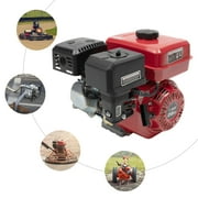 Miumaeov Gas Powered Engine 4-Stroke 7.5HP Portable Air Cooling Pull Start Gasoline Engine 3000W Gas Powered Engine for Water Pumps Vibrators 14.25x12.32x12.99in
