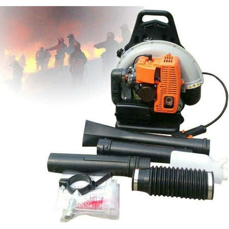Miumaeov Gas Powered Leaf Blower,65cc 2 Stroke High Performance Backpack Gas Powered Leaf Blower Gasoline Grass Commercial