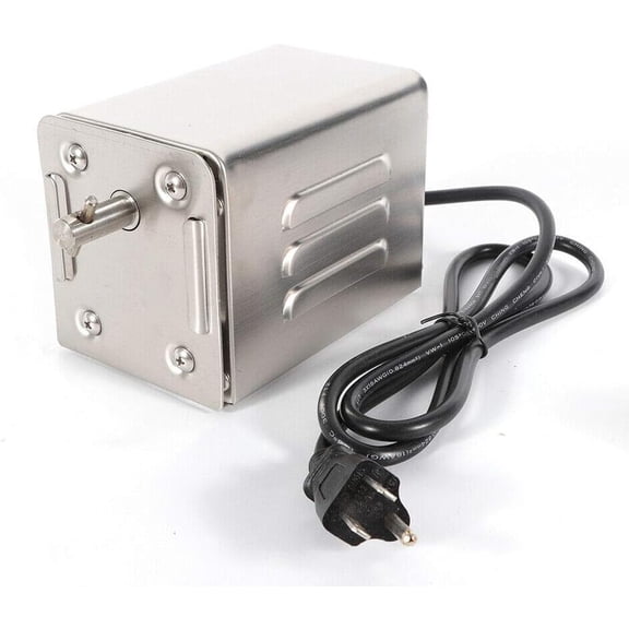 Miumaeov Grill Rotisserie Motor BBQ Rotisserie Motor 88lbs Stainless Steel Electric Roaster Motor for Pig Goat Chicken Rotisserie Roaster 15W