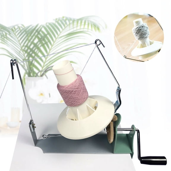 Miumaeov Hand Operated Large Yarn Ball Winder Jumbo Nylon Fiber Wool Ball Winder TOP