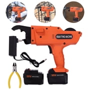 Miumaeov Handheld Automatic Rebar Tying Machine Tier Gun 30-60mm 12V Electric Reinforcing Steel Strapping Tool