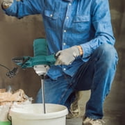 Miumaeov Handheld Cement Mixer Concrete Mixer 2100W Electric Mud Mixer Paint Mixer 6 Speed Adjustable Plaster Grout Paint Mortar Mixer Machine