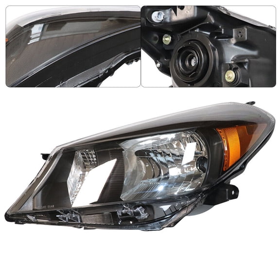 Miumaeov Headlight Compatible with 2012 2013 2014Toyota Yaris/Vitz Left Side Headlamp Assembly 8113052D30 8117052D30 TO2519132 TO2518132