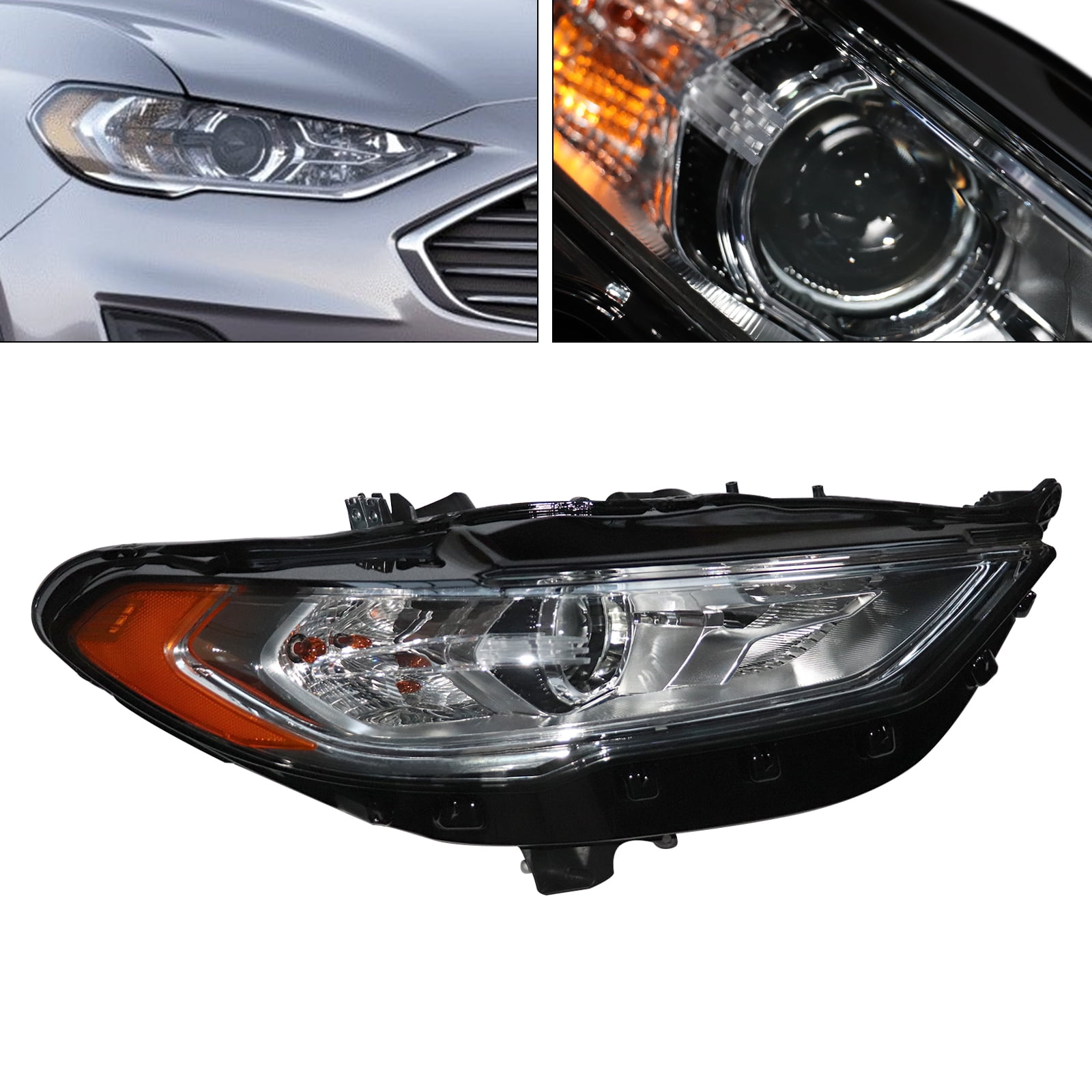 Miumaeov Headlight Fit for FordFusion 20172020 Halogen Headlights