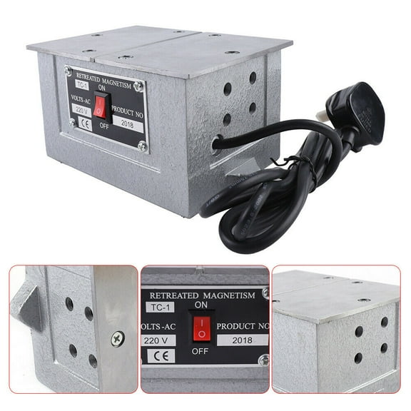 Miumaeov Heavy Duty Demagnetizer Degaussing Machine C-1 Coil Type Degausser Metal Mold Demagnetization Tool 100W