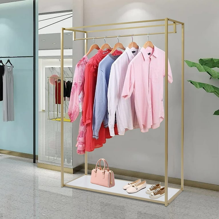 Miumaeov Heavy Duty Metal Garment Rack Freestanding Clothes Rack