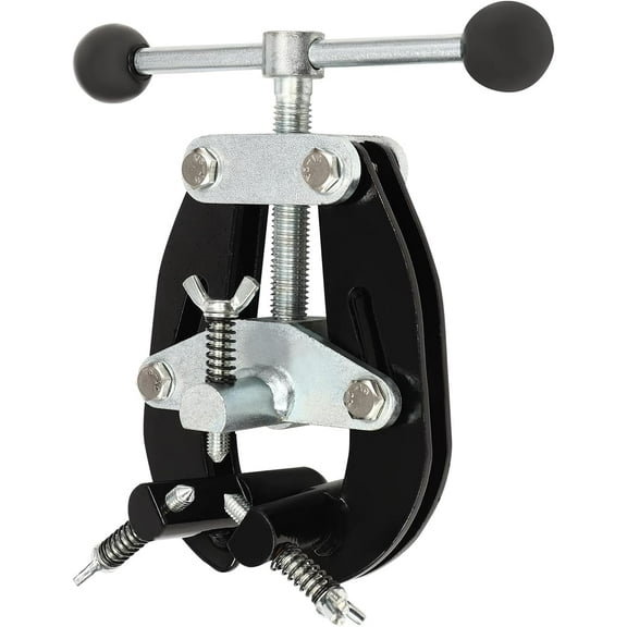 Miumaeov Heavy Duty Pipe Clamp, 1 To 2.5 In Clamping Range, High Strength Ultra Clamp with Quick Acting Screws, Steel Pipe Alignment Clamp Tools