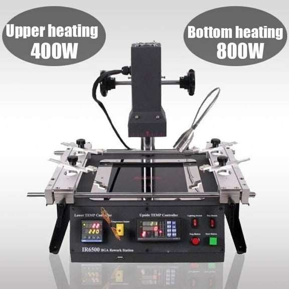 Miumaeov IR6500 BGA Rework Station Infrared Welder Soldering Reballing Welding Machine 1250W 110V