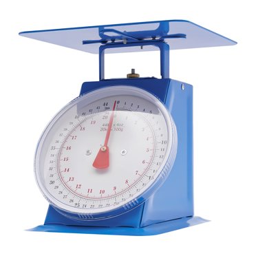 44lb Capacity Mechanical Dial Scale - No Battery Kitchen Scale With Dual Kg/lb Reading