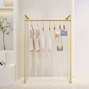 Miumaeov Industrial Pipe Clothing Rack Wall Mounted Garment Rack Display for Retail Store