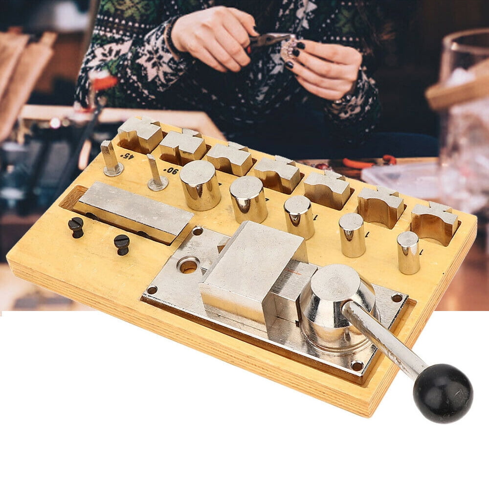 Miumaeov Jewelry Ring Bending Machine Multi-Functional Ring Earring Bending Tools Jewelry Crafts Making Processing Ring Bending Tool Set