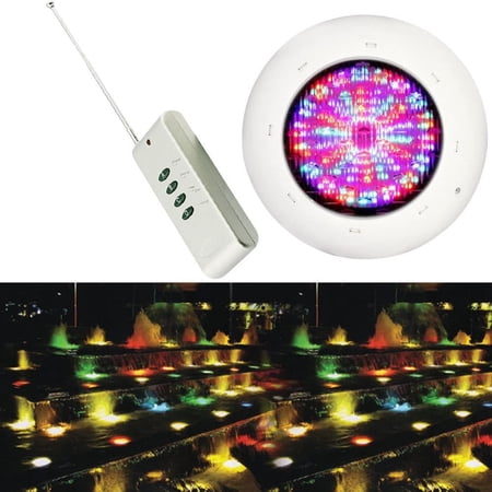 Miumaeov LED Swimming Pool Light, 12V RGB Waterproof IP68 Underwater Light Lamp with Remote Control (36W)