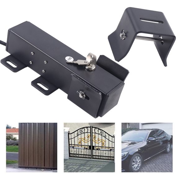 Miumaeov LM149 24V Automatic Electric Gate Lock Latch Single Dual Swing Gate Opener Security
