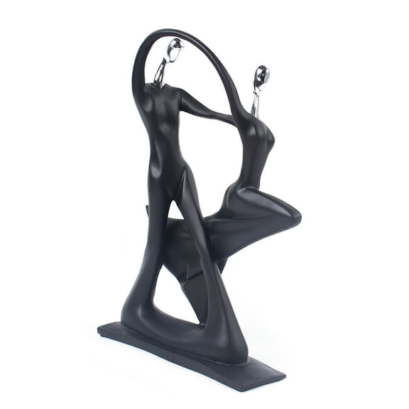 Miumaeov Latin Dance Sculpture Statue Dancing Figure Couple Abstract Decoration Art Ornament Statue Gift