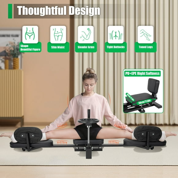 Miumaeov Leg Stretcher Machine 200 Degrees Pro Leg Split Machine for Flexibility Adjustable Adults Kids Martial Arts Dancers Trainer Stretch Thigh Stretching Equipment for Legs