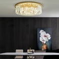 thumbnail image 1 of Miumaeov Luxury Chandelier Modern Crystal Lighting Fixture Flush Mount Ceiling Lamp Pendant Light Decor, 1 of 12