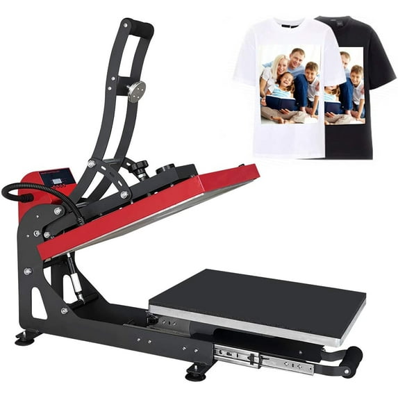 Miumaeov Magnetic Semi-Automatic T Shirt Heat Press Machine 16 X 20'' Large Heat Press Sublimation with Smart LCD Transfer Sublimation Machine for Puzzles, Mouse Pads and Other Flat Heat Transfer Prod
