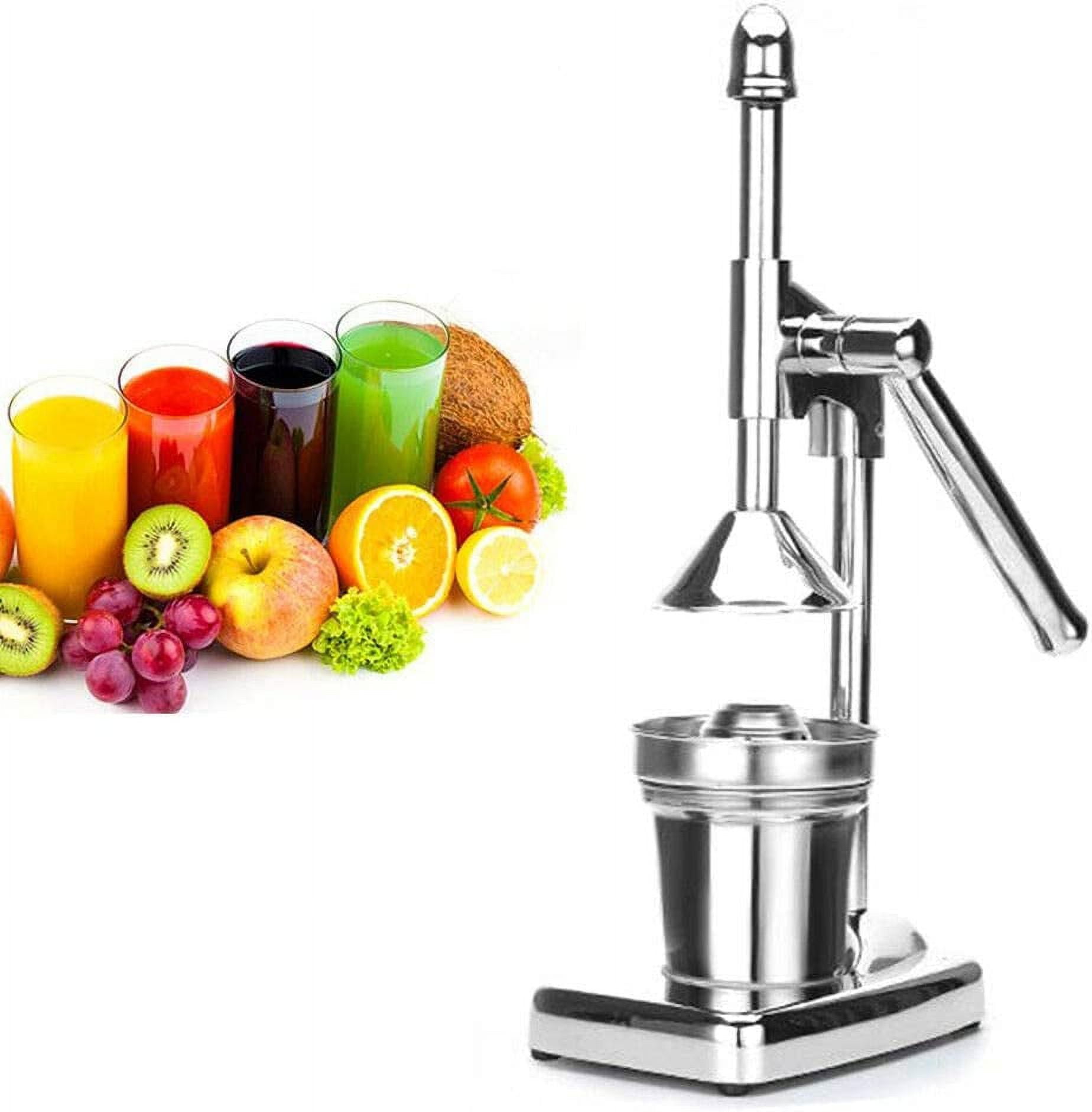  Zulay Kitchen Cast-Iron Orange Juice Squeezer - Heavy-Duty,  Easy-to-Clean, Professional Citrus Juicer - Durable Stainless Steel Lemon  Squeezer - Sturdy Manual Citrus Press & Orange Squeezer (Red): Home &  Kitchen