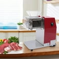 thumbnail image 1 of Miumaeov Meat Cutting Machine Blade Electric Meat Cutter High Capacity Stainless Steel Restaurant Food Cutter for Kitchen Supermarket Lamb Chicken Fish Beef Red, 1 of 11