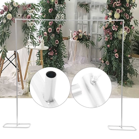 Miumaeov Metal Arch Rack Flower Vine Balloon Display Frame Stand Wedding Party Decor