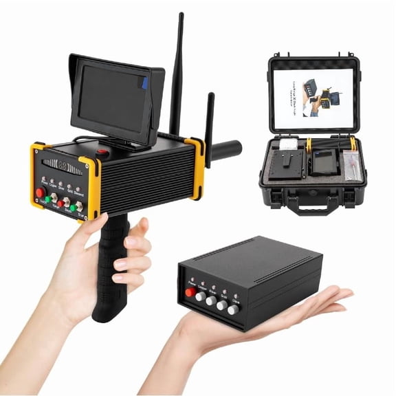 Miumaeov Metal Detector for Adults, Professional High Accuracy Gold Detector Kit w/ LCD Display, 324.8ft Intelligent Remote Search Underground Metal Finder for Gold Silver Copper Diamond