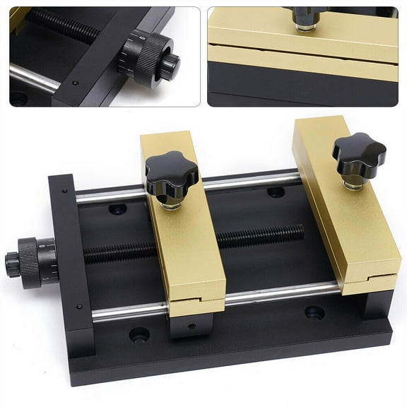Miumaeov Metal Sheet Cutting Holder Laser Engraving Marking Machine Fixture Holds Tin/Gold/Silver Foil Sheet