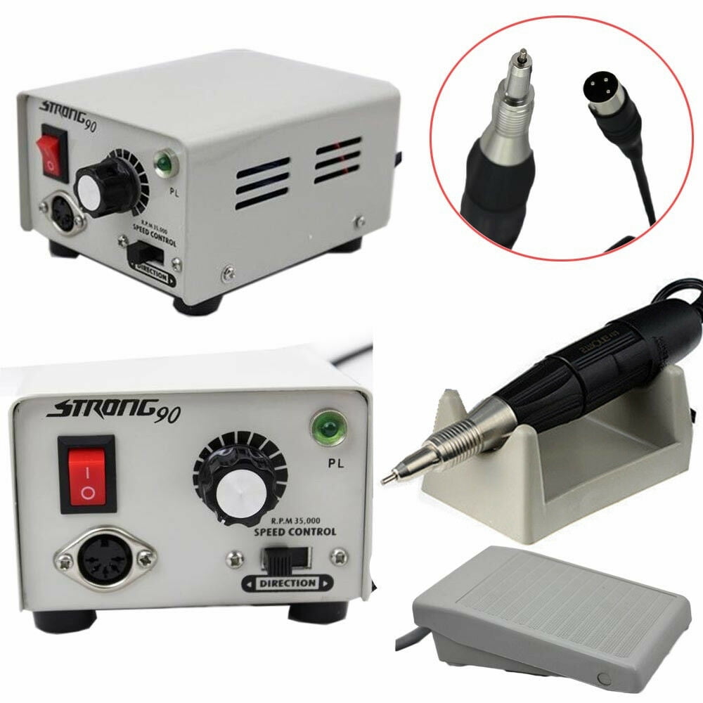 Miumaeov Micromotor Dental Lab Marathon Micro Motor with High Speed 35K RPM Polisher Handpiece