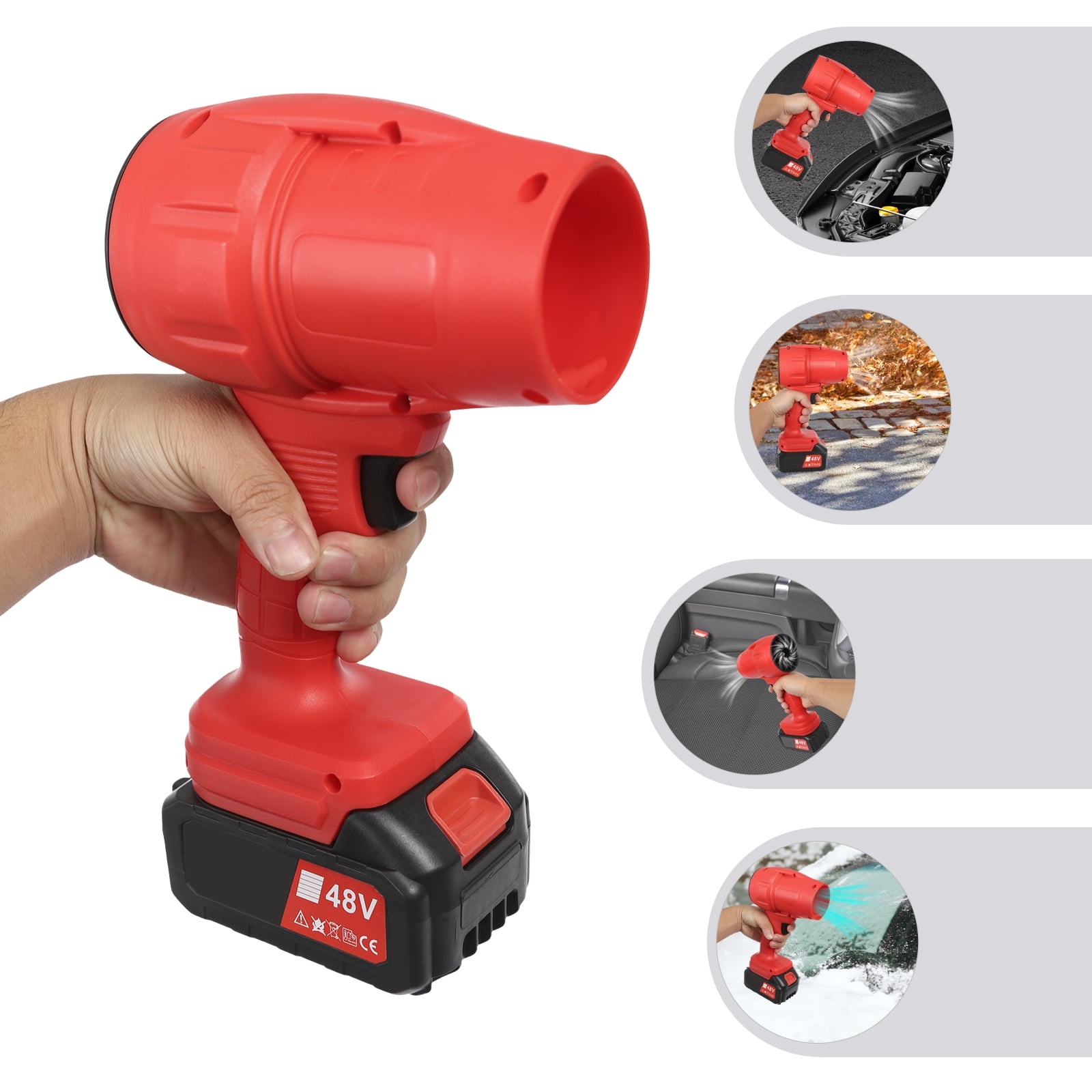 Miumaeov Mini Car Vacuum Cleaner Air Blower Wireless Handheld Rechargeable Tool 28000RPM
