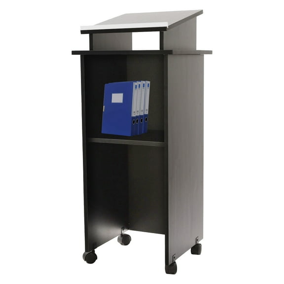 Miumaeov Mobile Portable Presentation Standing for Classroom Movable Desk for Classroom Church