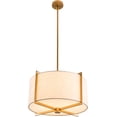 thumbnail image 1 of Miumaeov Modern 3 Light Retro Decoration Drum Pendant Chandelier for Living Room Bedroom, 1 of 9