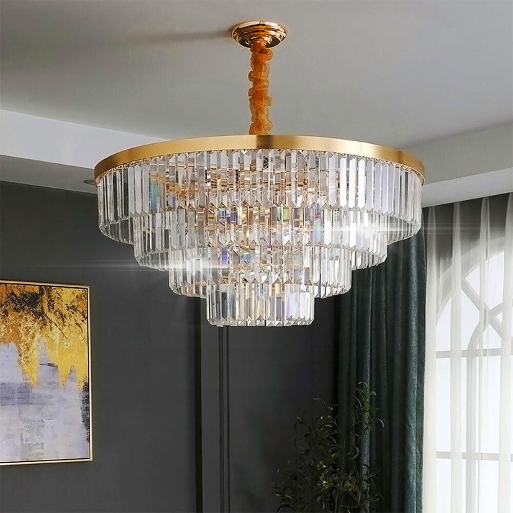 Luxury K9 Crystal Chandelier: Modern LED Pendant Lighting For Dining Room - Israel - View #10