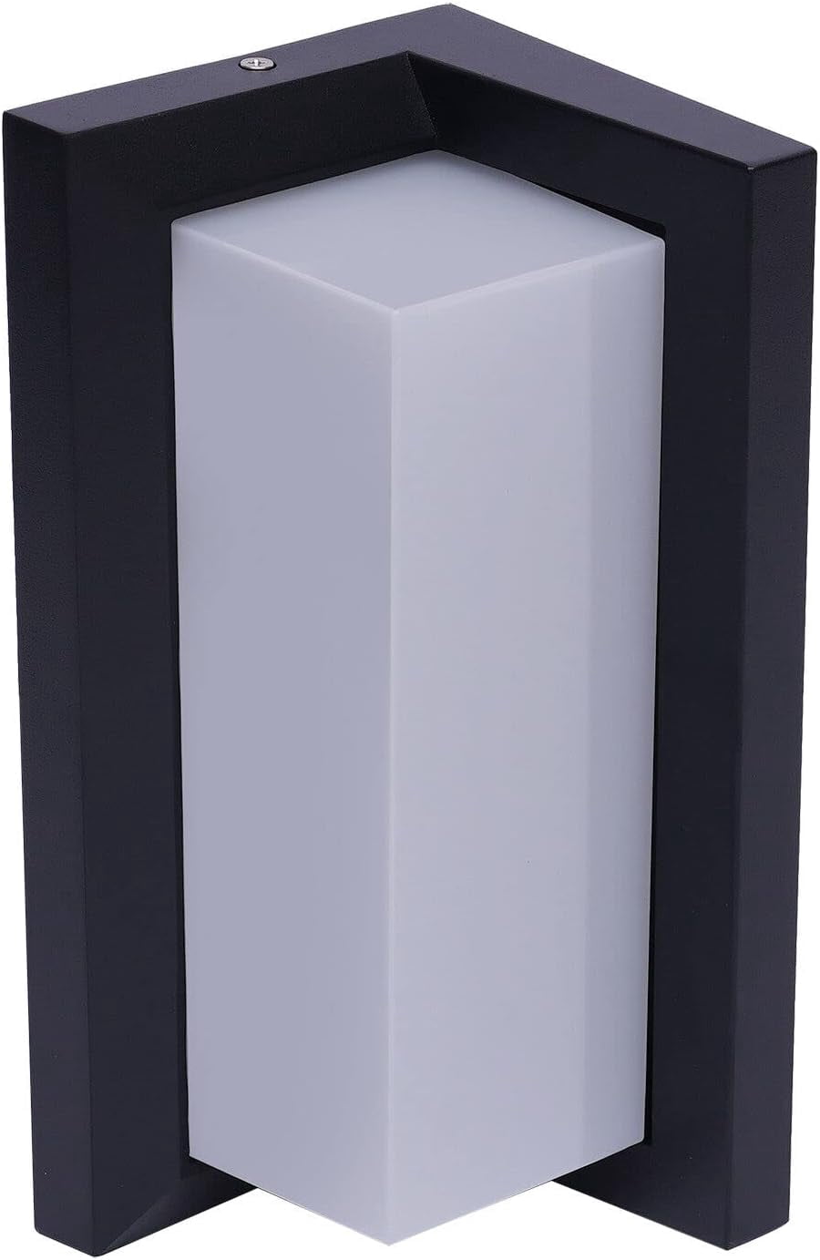 Miumaeov Modern LED Outdoor Wall Light IP65 Waterproof Exterior Lighting Lamp Warm White Wall Sconce Light Lamp Fixture Black for Porch Patio Garden