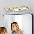 thumbnail image 1 of Miumaeov Modern LED Vanity Light Fixtures Over Mirror LED Modern Crystal Toilet Wall Lamp Fixture, 1 of 7