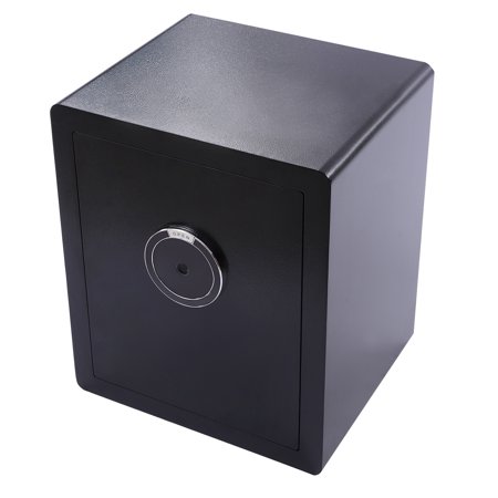 Miumaeov Modern Minimalism Design Biometric Fingerprint Touch Screen Safe Auto-Open Safe Box Safety Steel Household Home Safes for Wardrobe, Home, Office, Hotel (45cm)