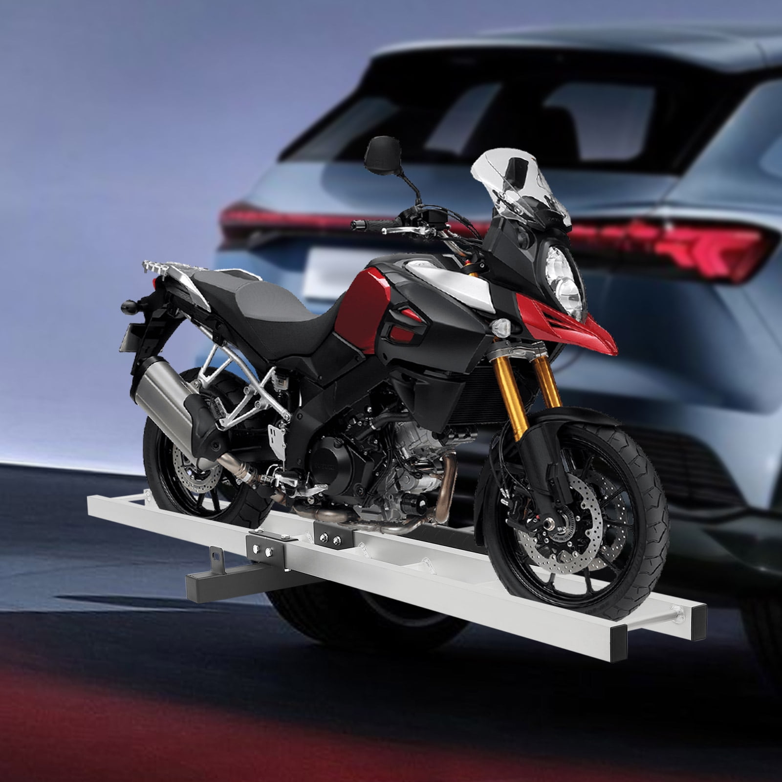 Miumaeov Motorcycle Hitch Carrier Steel and Aluminum Alloy Motorcycle ...