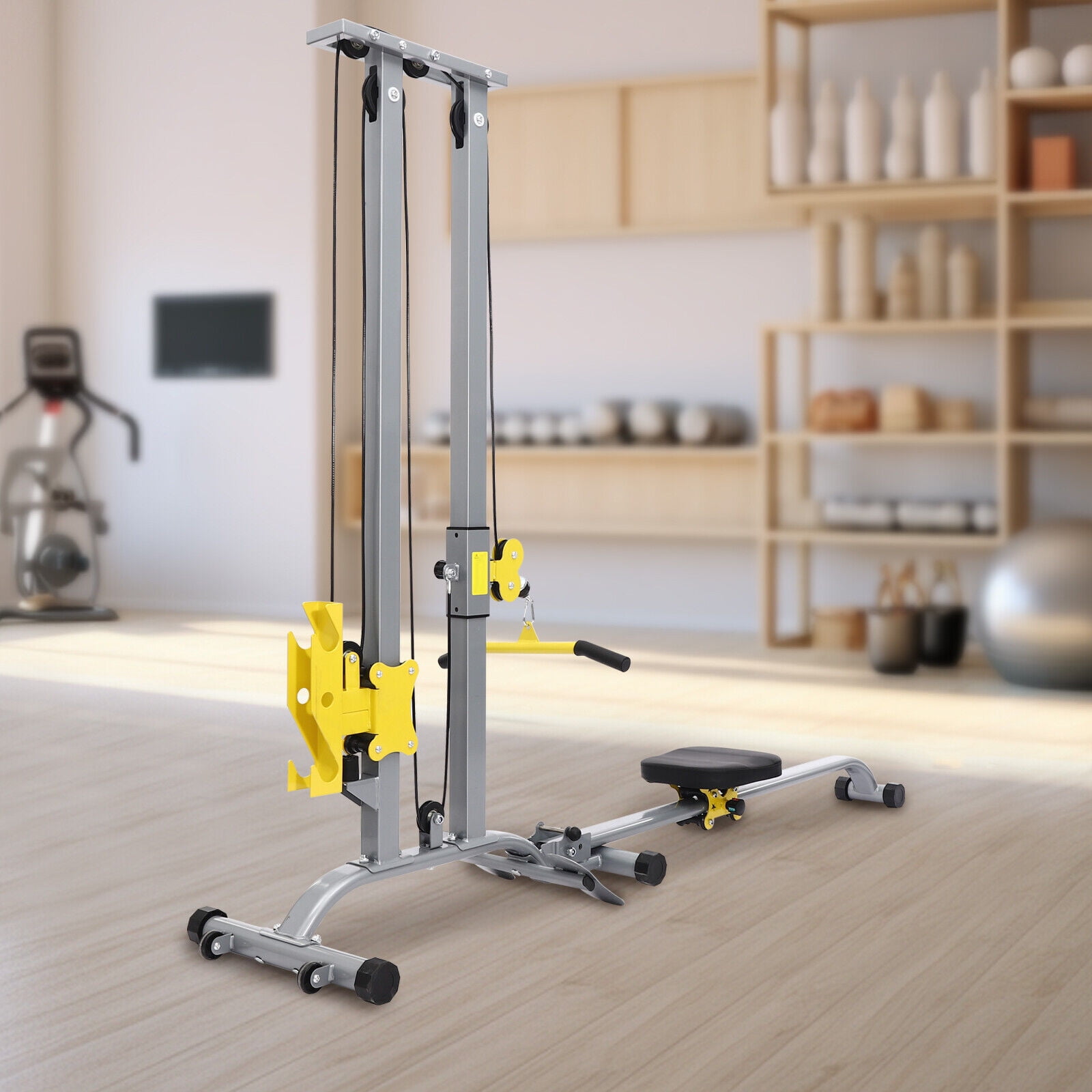 Miumaeov Multifunctional Home Gym Strength Training Fitness Equipment Fitness Rack 100kg