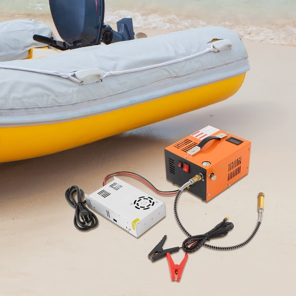 Miumaeov PCP Air Compressor 300W 12V Portable High Pressure 4500PSI Pump for Paintball Tank & Air Pistol