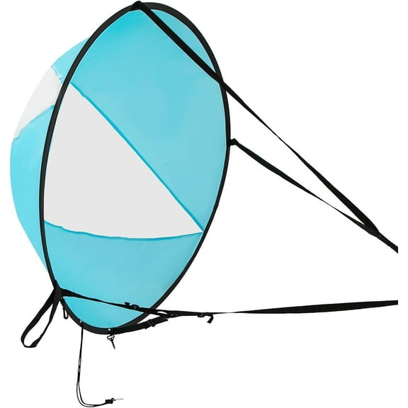 Miumaeov Paddle Board Sails Durable Paddle Board Wind Sail Foldable Simle Sail Foldable Downwind Kayak Sail Kit Compact & Portable