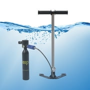 Miumaeov Portable Mini Scuba Diving Case Set 0.5L Oxygen Tank High-pressure Pump Underwater Breath Equipment Set