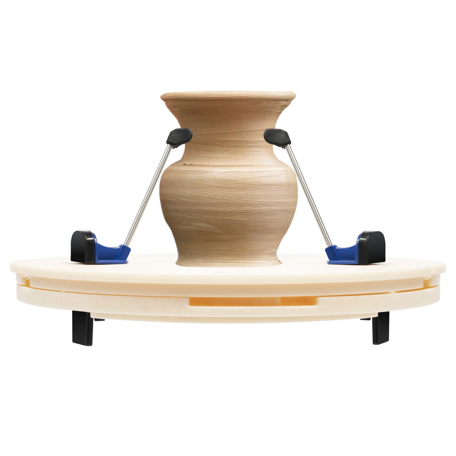 Miumaeov Pottery Wheel Pottery Turntable Clamp Ceramic Trim Holder Centers Clip Pottery Scraping Repair Tool