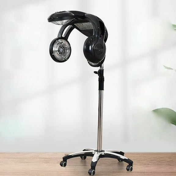 Miumaeov Professional Hair Hood Dryer Salon Lamp Standing Salon Hair Hairstyle Spa Color Processor Salon Heating Device 1.4KW 110V