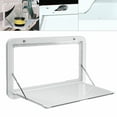 thumbnail image 1 of Miumaeov RV Folding Table Aluminum Alloy External Hanging Table 55 lbs Load-Bearing Exterior Wall Table White for Caravans and Rvs, 1 of 15