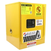 Miumaeov Safety Cabinet, 12 Gal Flammable Liquid Safety Storage Cabinet, Galvanized Steel 1 Door Safety Cabinet for Flammable Liquid with Adjustable Shelf 56 * 46 * 46cm