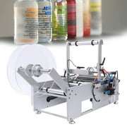 Miumaeov Semi-Automatic Round Labeling Machine,Bottle Label Applicator for Round Bottles Round Bottle Labeling Machine Adjustable Labeler Label Applicator Machine 20-40pcs/min