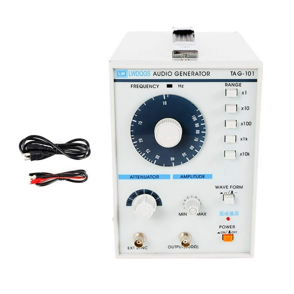 Miumaeov Signal Generator, 110V Signal Source 10Hz-1MHz Audio Signal Generator Signal/Low Frequency Signal Generator Signal Source TAG-101