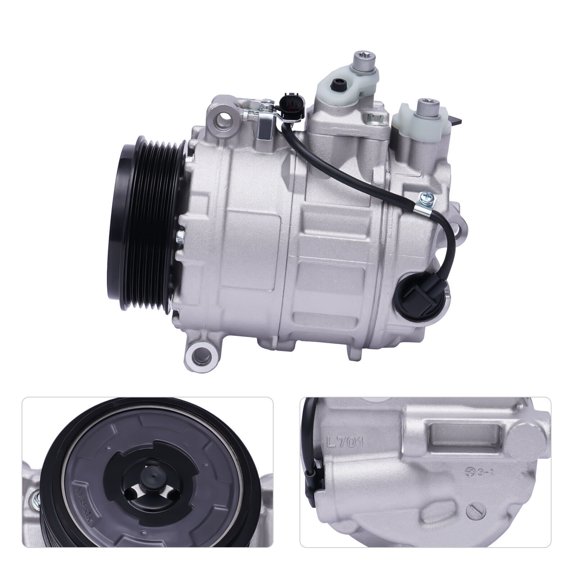 Miumaeov Silver A/C Compressor & AC Clutch CO 10807JC For Mercedes-Benz GL ML320 350 450 R320 350 2000-2012