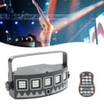 thumbnail image 1 of Miumaeov Stage Light with 45 Beads Lights LED RGB Disco Show Party Strobe DJ Projector Spotlight, 1 of 11